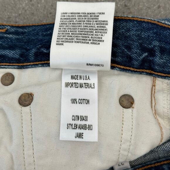 AGOLDE Jamie High Rise Classic Jeans in Grade - Picture 8 of 10